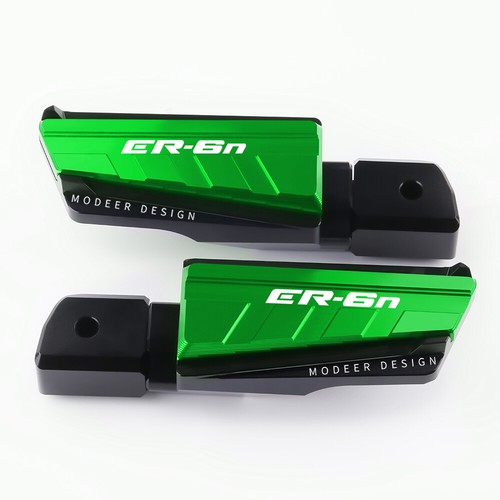 For KAWASAKI ER-6N ER6F ER6N ER-6F ER 6N Foot Pegs Passenger Footpeg Footrest - Picture 5 of 34