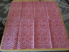 Red and White Hearts all over BANDANA Scarf Head Neck Face Wrap Handkerchief