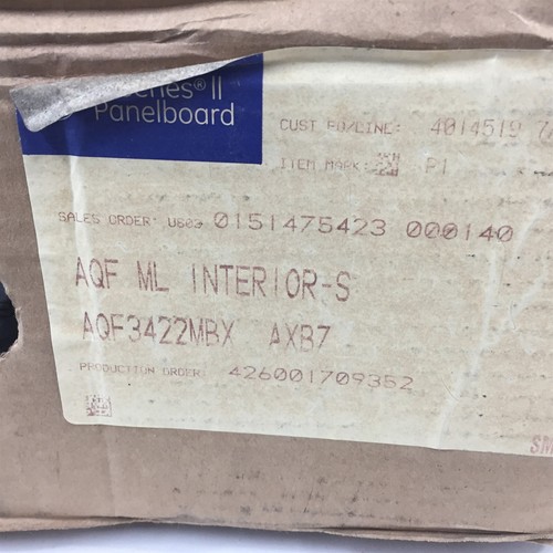 GE Series II Interior AQF3422MBX +36 Breakers! 208/120 225A 3PH No Box/Cover - Picture 2 of 17
