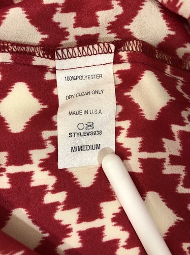 Minifalda informal GLAM talla mediana roja blanca cintura elástica sin forro. - Imagen 6 de 6