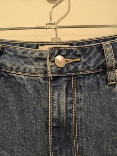 Lee Riders Hi Mom Short Lucky In Love Radical Blue Size 10 - Picture 3 of 9