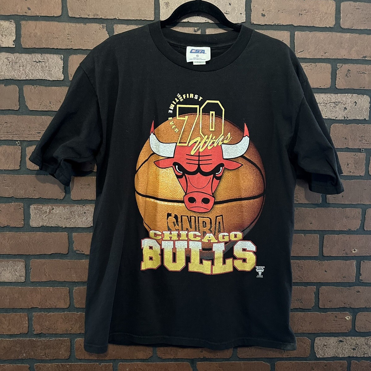 NBAシカゴブルズ 70勝記念 Tシャツ 1996 ヴィンテージ Vintage 1996 Chicago Bulls First time ever 70 wins T-shirt