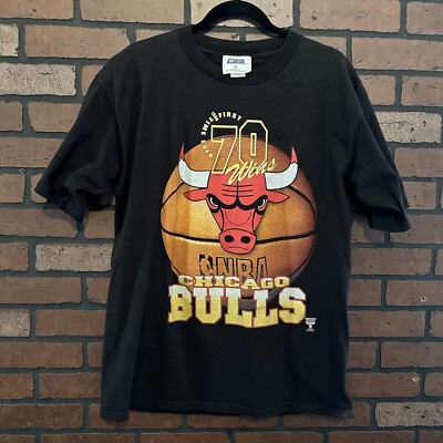 NBAシカゴブルズ 70勝記念 Tシャツ 1996 ヴィンテージ 1996 Chicago Bulls 70 Win Season T-Shirt — Alley Cat Vintage