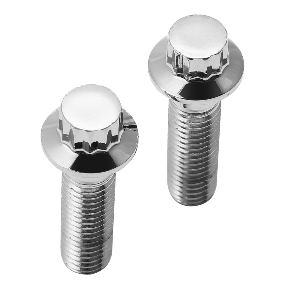 2pcs 10mm M10x1.5 Metric Front Brake Caliper Bolts Kits Fit For Harley Touring