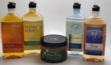 Bath & Body Works Aromatherapy Various Retired Body Wash & Sugar Scrub Lot