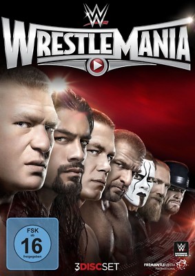 JOHN CENA/BROCK LESNER/DANIEL BRYAN/+- WRESTLEMANIA XXXI 31 3 DVD NEU 