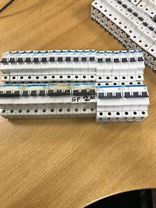Hager MCB/'s in various sizes single and triple pole