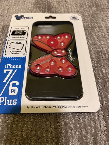 Disney D-Tech Minnie Mouse iPhone 7, 6, 6s Plus Funda Silicona Nueva Sellada - Imagen 3 de 6