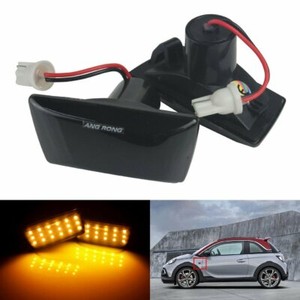 2x OPEL VAUXHALL LED Indicator Repeater Side Amber Light ASTRA CORSA D Insignia