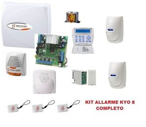 Kit Burglar Alarm Central Plus Bentel Kyo8w Kyo 8 Ebay