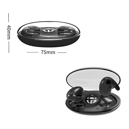 Invisible Sleep Earphone Noise Cancelling IPX5 Bluetooth Earbuds Double Wireless - Picture 10 of 19