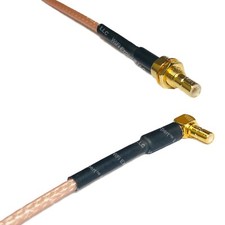 RG316 SMB MALE BULKHEAD to SSMB Male Angle RF Cable Rapid-SHIP LOT