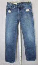ABERCROMBIE KIDS JEANS BOYS ROLLINS LOW RISE SKINNY BUTTON FLY Size 14 Vtg Y2K