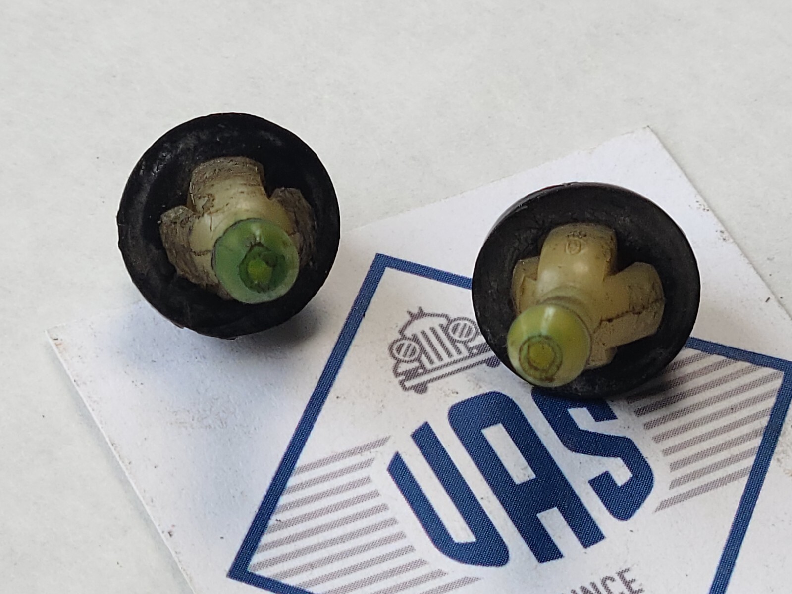 Mercedes R107 450SL Windshield Washer Nozzle Jet Pair 107EC46789 