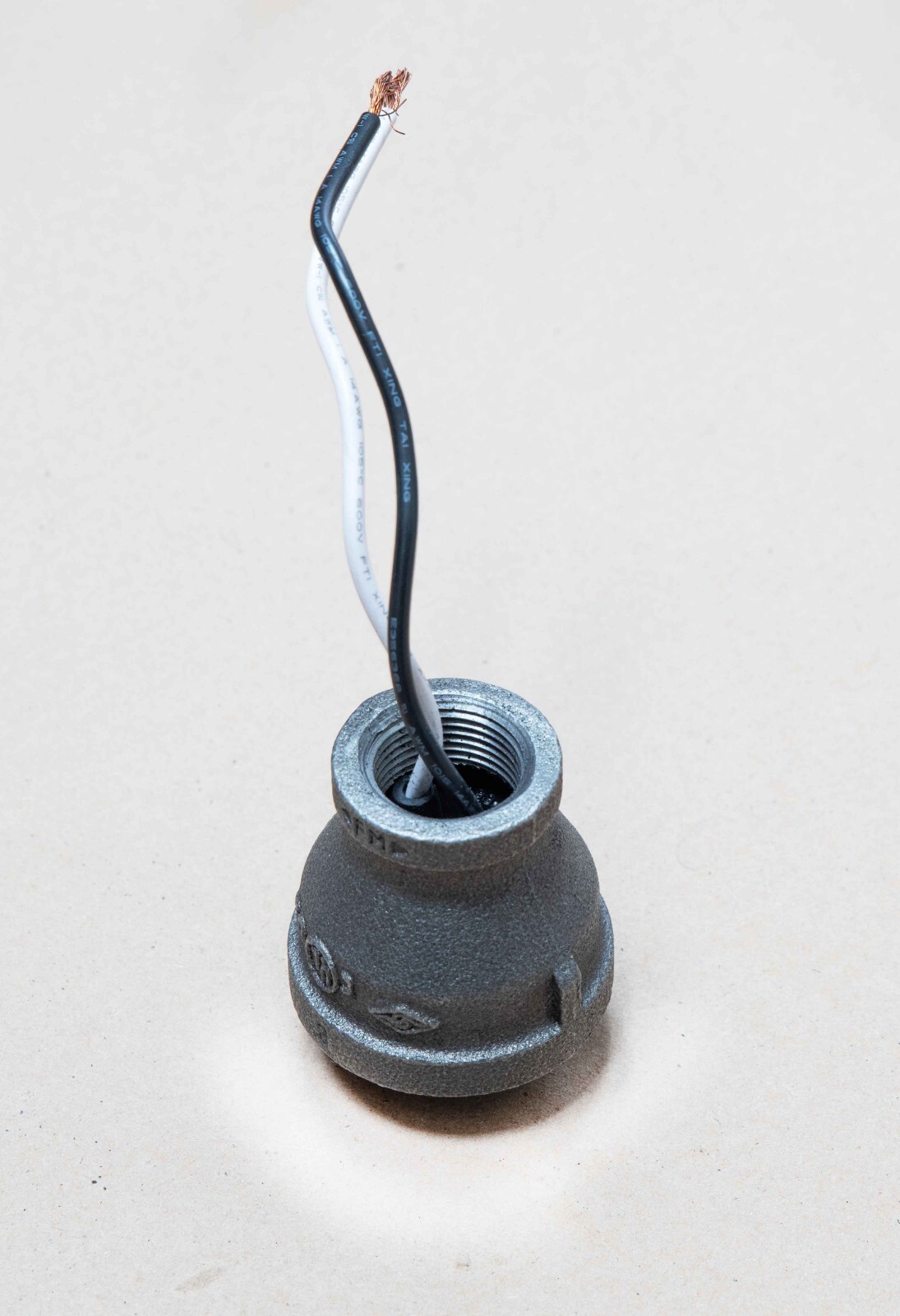 3 pc. Steampunk Industrial Lamp holder Black Iron Pipe Lamp Socket . 3/4" NPT eBay