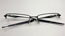 Oakley Halfshock OX3119-0455 Brushed Chrome Eyeglasses Frames 55-19 142 1210
