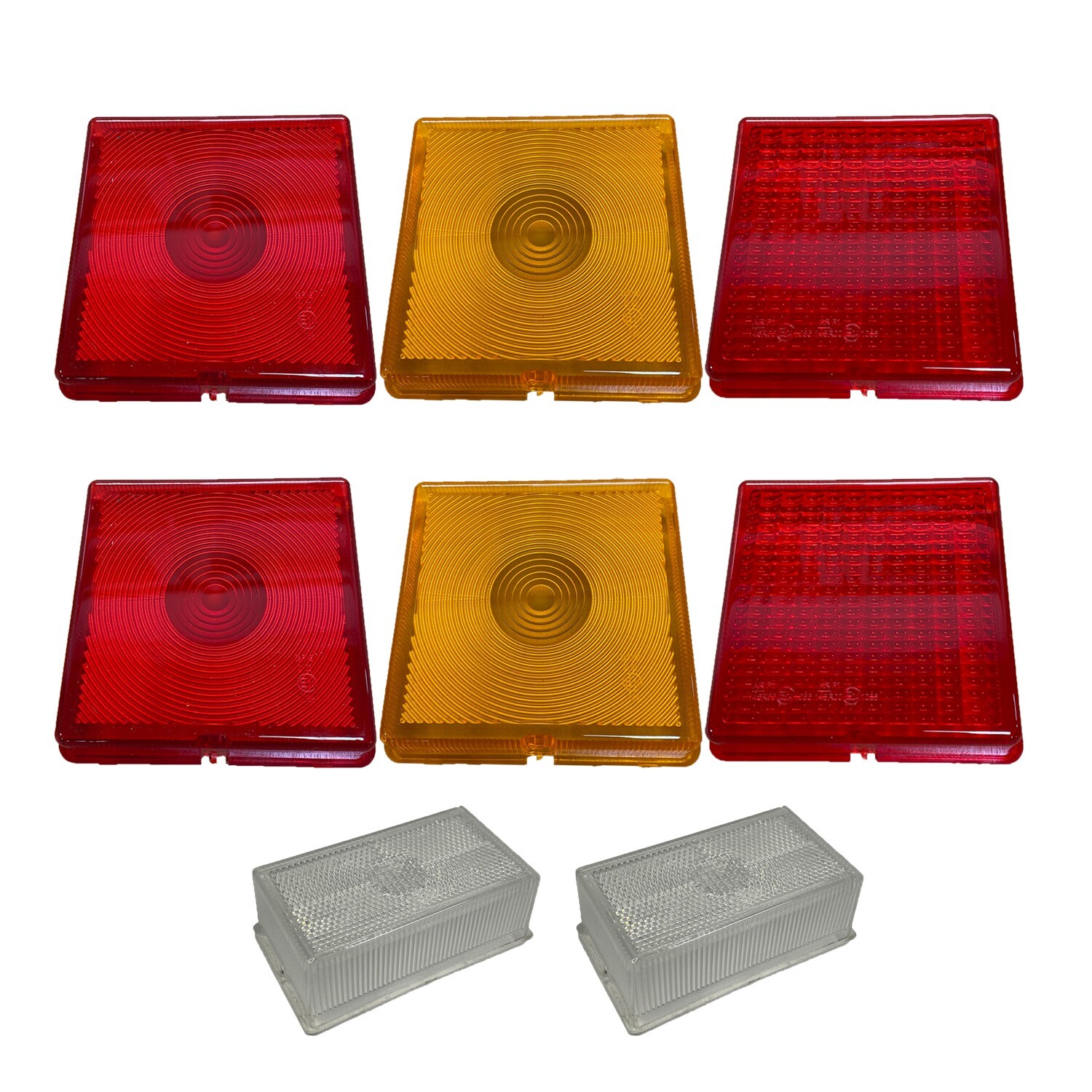 Ifor Williams Trailer Stop Tail Indicator Fog Marker Light Lens Kit Horsebox