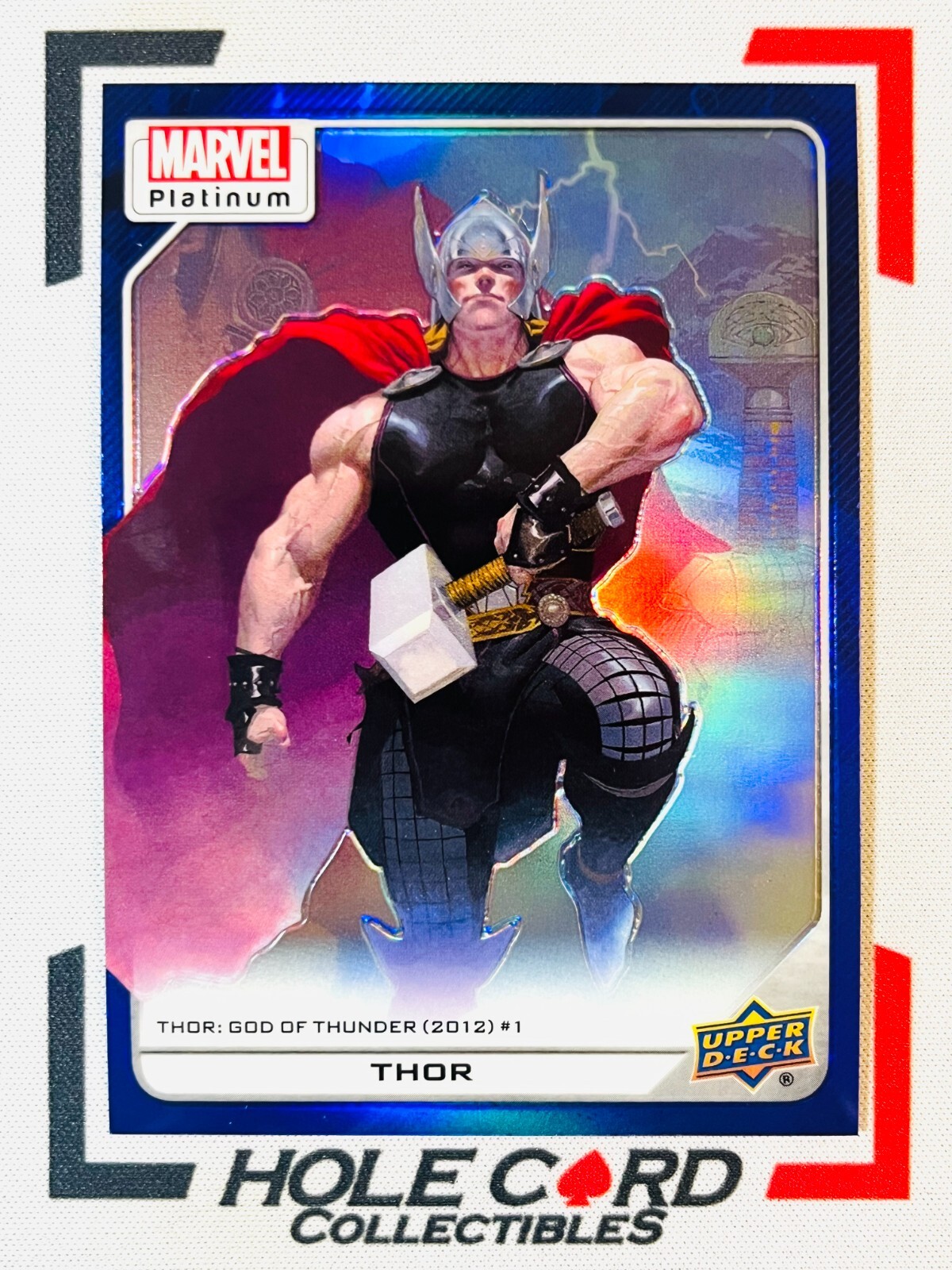 Thor 2023 Upper Deck Marvel Platinum #134 Red Prism /199 Price