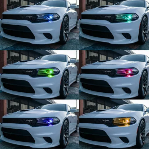 2Pcs 9005 9006 LED RGB Multicolor High Low Beam Headlight Bulbs For BMW - Picture 9 of 11