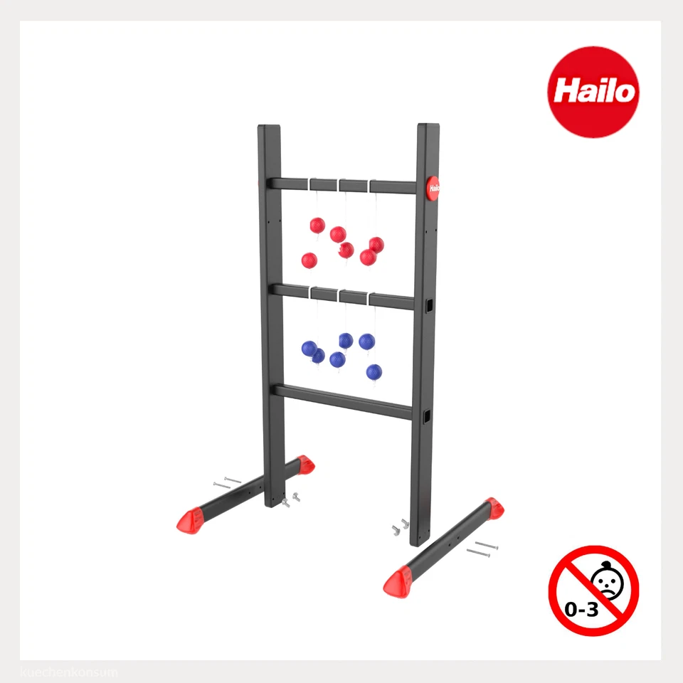 Hailo Leiter-Golf-Spiel Black Edition Wurfspiel Laddergolf Leitergolf Aluminium - Bild 2 von 4
