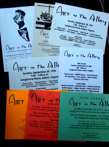 VINTAGE POSTKARTEN UND POSTER VON ""KUNST IN DER GASSE"", SALEM, VA - Bild 7 von 11