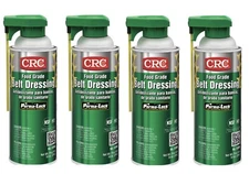Qty (4) PACK CRC 03065 Food Grade Belt Dressing Aerosol 10 Oz. Spray Can