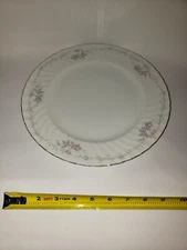 Gold Standard Pink Rose Scalloped China 10.5" Dinner Plate