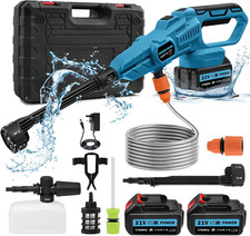 Bellanny Cordless Pressure Washer 2000 PSI Jet Wash w/ Battery & Foam Pot