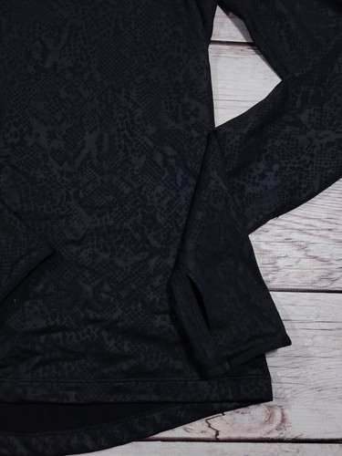 Nike Sportswear Women's Varsity Fleece Funnel Neck Long Sleeve Black W6 - Picture 3 of 9