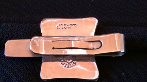 Fermasoldi o fermacravatta chitarrista Mariachi argento sterling vintage - Foto 3 di 8