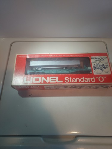 Lionel Lines, New York Central Flatcar w/ Trailer, #6-16925, NIB - Picture 11 of 16