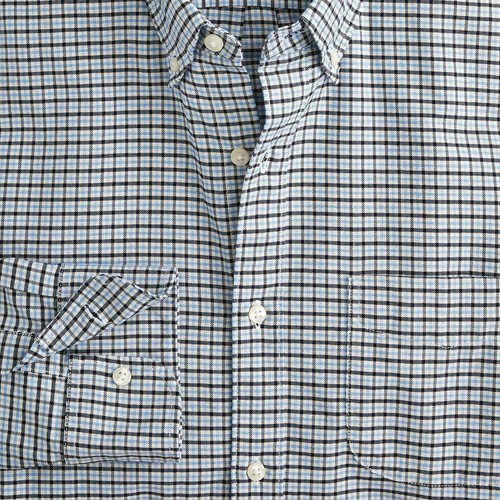 J. Crew Men's Slim Fit American Pima Cotton Oxford Shirt in Multi-Gingham NEW XL - Picture 2 of 2