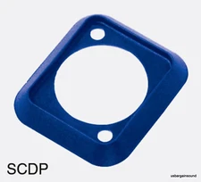 Neutrik SCDP-6 Blue Color Coded Sealing Gasket for D-size Chassis Connectors