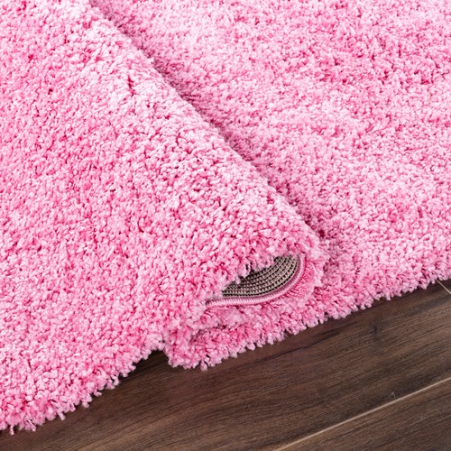 NEW X LARGE-LARGE-MEDIUM-SMALL PINK MODERN THICK 5CM HIGH PILE SHAGGY RUGS - Picture 3 of 21