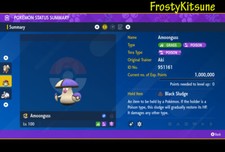 6IV Amoonguss / Foongus Shiny  Non-Shiny Pokemon Scarlet  Violet