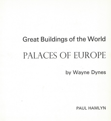 Great Buildings of the World - PALACES OF EUROPE by Wayne Dynes - 1968 - Imagen 6 de 8