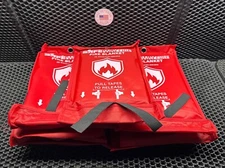 SAFE WAY FIRE Blanket For Emergency Fire Suppression 911 Red USA Free Shipping