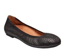 Vionic Women's Robyn Black Perf Ballet Flats 10011127-001