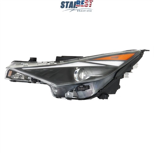 For Hyundai Elantra 2021-2022 Headlight Assembly Halogen Clear LH/Driver Black - Picture 9 of 12