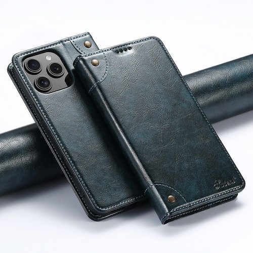 For iPhone 16 Pro Max|Plus|Pro 16e PU Leather Flip Kickstand Wallet Phone Case - Picture 39 of 50