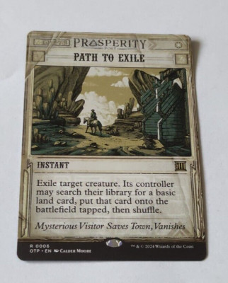 MtG Path to Exile (OTP-0006) Rare Showcase English MINT