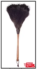 Wool Shop Ostrich Feather Duster South African 20 Inch Wood Handle Dust Cleaner