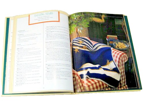 Vanessa - Acogedor libro afgano ganchillo de Ann 1992 arte ocio casa Oxmoor - Imagen 2 de 4