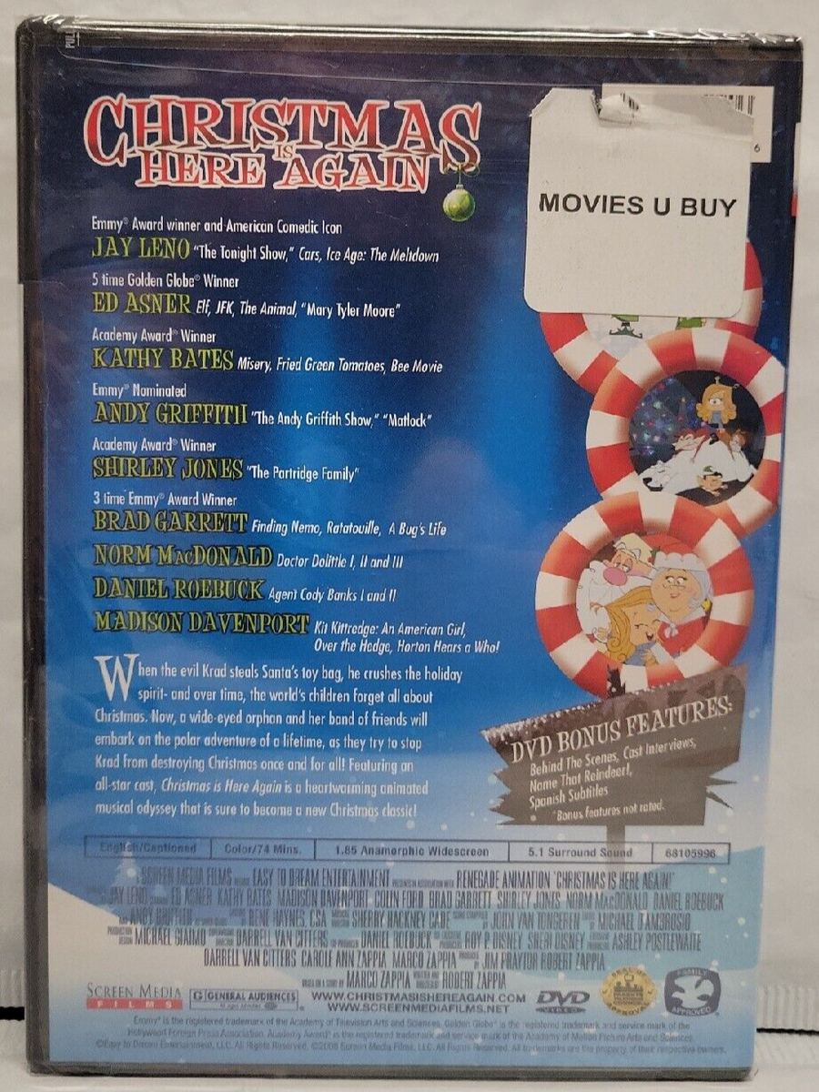 Christmas Is Here Again Narrated by Jay Leno (DVD