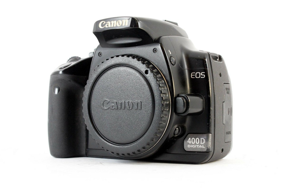 Canon EOS 400D 10.1MP Digital SLR Camera - Black (Body Only