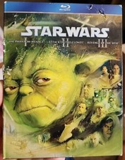 Star Wars Trilogy: Episodes I-III (Blu-ray Disc, 2011, 3-Disc Set, Boxed Set)