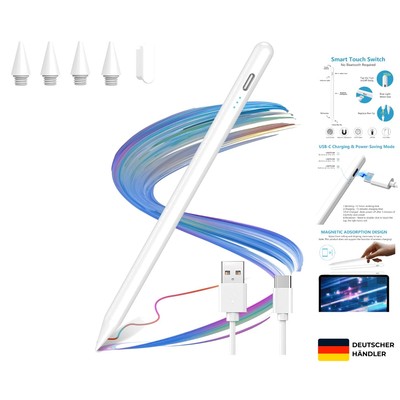 Stylus Stift für ipad Pro/Air 2018-2024 10th/9th/8th/7th/6th Gen, Apple ipad ...