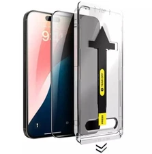 Waterfall Screen Protector for iPhone 16 15 14 13 12 Pro Max Plus, Full Screen