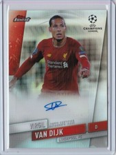 2019-20 Topps Finest VIRGIL VAN DIJK Refractor AUTO Autograph SP Signature Card