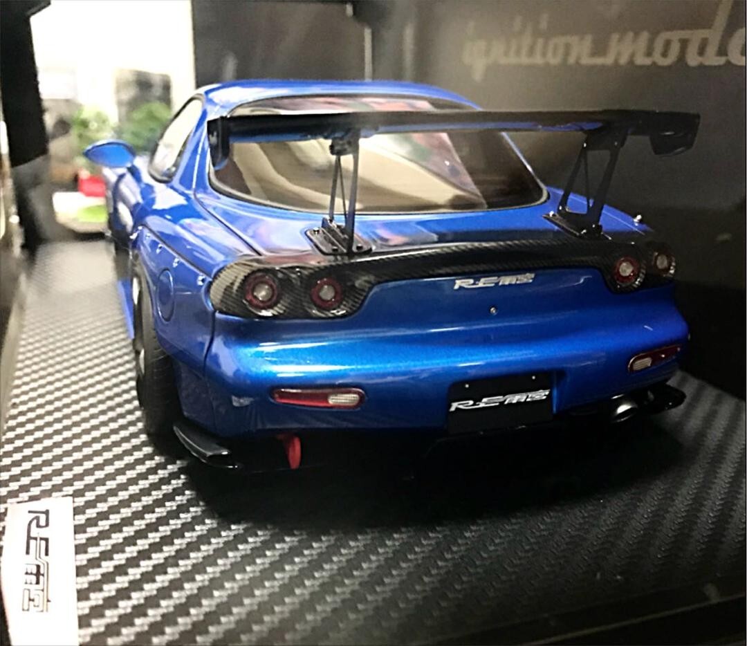 1/18 Ignition Model Mazda RX-7 FD3S RE Amemiya Blue w/ Box 1/18 Ignition Model Mazda RX-7 FD3S RE Amemiya Blue w/ Box